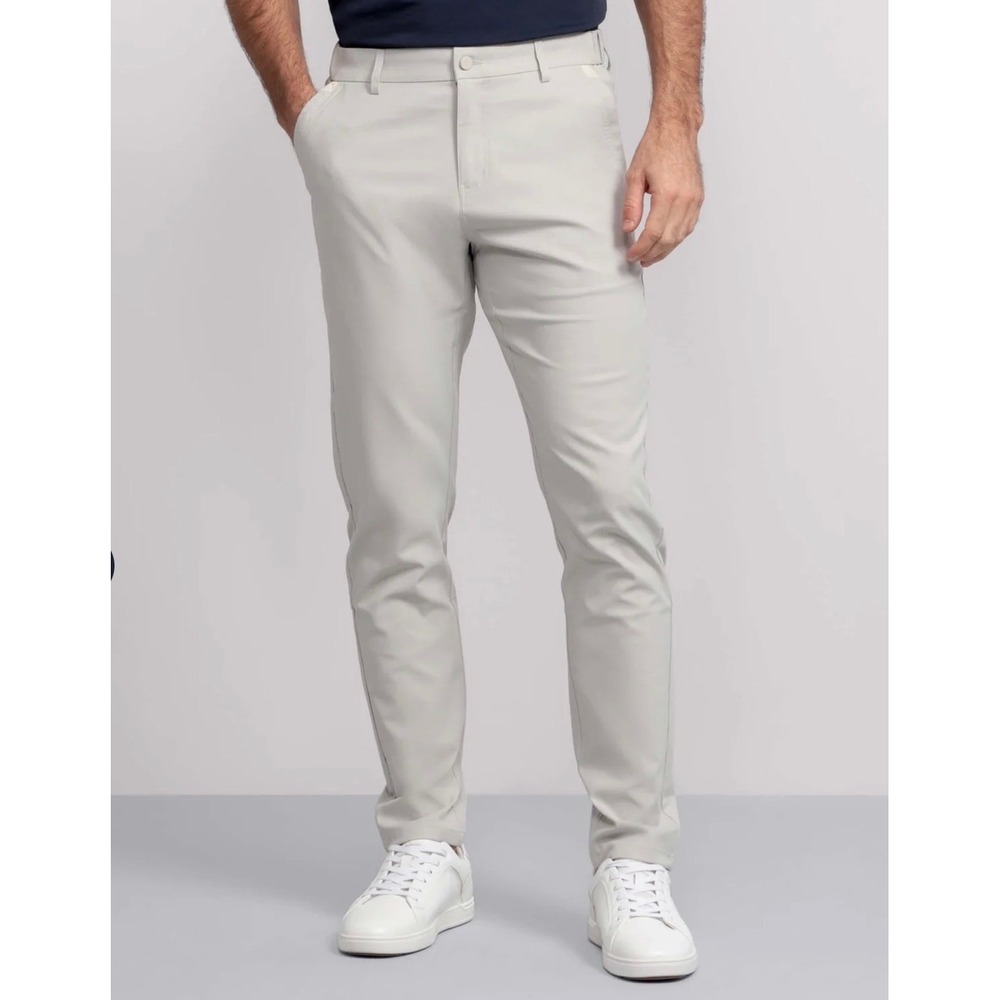 Jack Archer Straight Fit Pants Stone 38x32 Mens Performance Chino Trousers